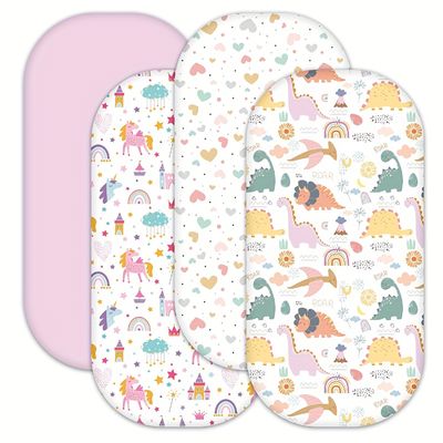 Customizable Cradle Mattress Sheets Fitted Crib Sheets Universal Style For All Season