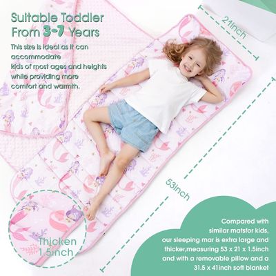Machine Washable Customizable Nap Blanket For Kindergarten Nursery Nap Mat