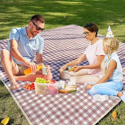 Over Sized Outdoor Picnic Blanket 80*80 Inches Waterproof Portable