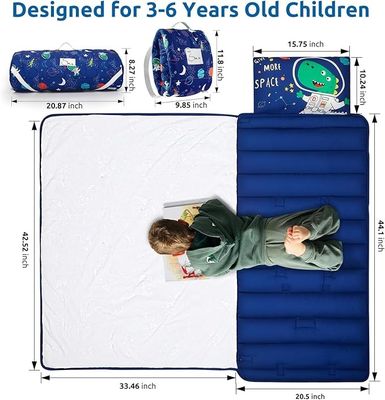 Toddler Skin Friendly Nursery Nap Mat Cotton Nap Mats For Preschool