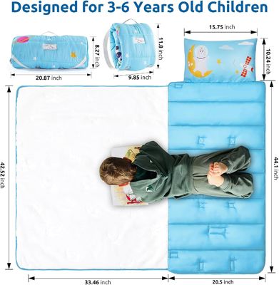 Comfortable Nap Mats For Preschool Convenient With Breathable Fabric