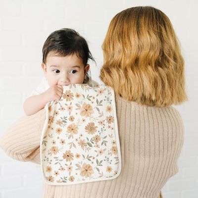 Large 100% Cotton Muslin Burp Cloths Comfortable For Newborns