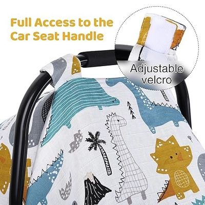 Breathable Infant Car Seat Canopy Comfortable For Summer Stroller Sun Shade