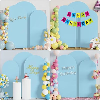 Wedding Arch Backdrop Covers Round Top Cover For Birthday Party Ceremony Banquet Decoration