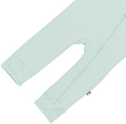 Unisex Rayon Zip Onesies Newborn Long Sleeve Zipper Onesie Soft Breathable Baby Clothing