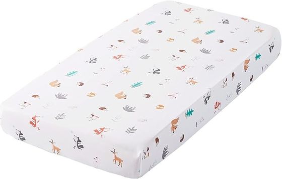 3 Piece Soft Crib Bedding Set Baby Crib Sets With Cartoon Style