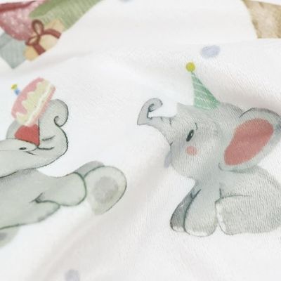 Soft Custom Baby Blankets 100% Polyester Multifunctional Blanket For Unisex Boys Girls