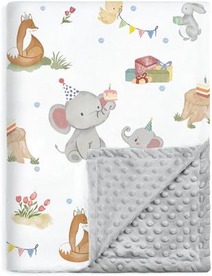 Soft Custom Baby Blankets 100% Polyester Multifunctional Blanket For Unisex Boys Girls