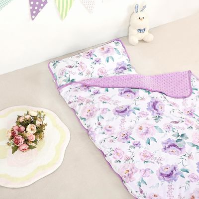 Polyester Comfortable Kindergarten Sleep Mat Nap Pads For Preschool With Detachable Blanket