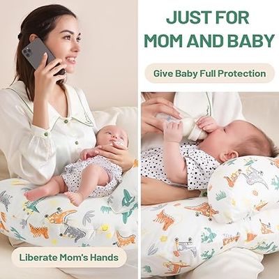 Machine Washable Breastfeeding Support Pillow Removable Customizable