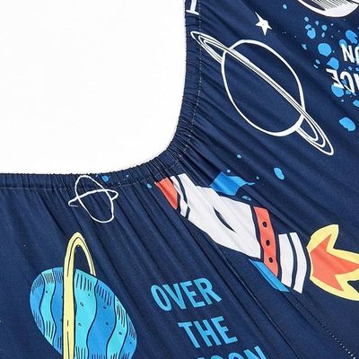 5 Piece Childrens Bedding Sets Twin Size Space Rocket Bedding Set Home Textile Products