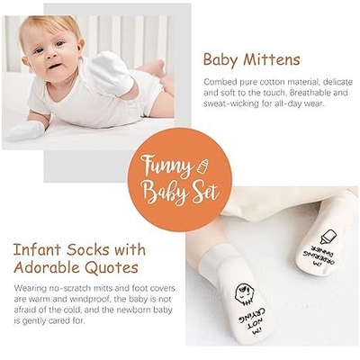 Cotton Baby Gift Box with Tumbler Set for New Parents