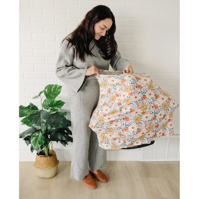 Stretchy Baby Car Seat Cover 89% Polyester 11% Spandex Universal Fit
