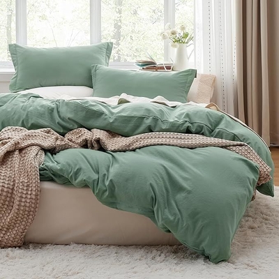 3 Pieces Extra Soft Bedding Set, Includes 1 Duvet Cover with Zipper Closure & 2 Pillow Shams