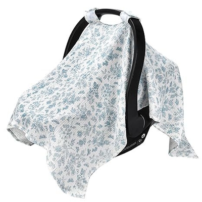 100% Muslin Cotton Car Seat Covers for Babies, Universal Baby Car Seat Cover
