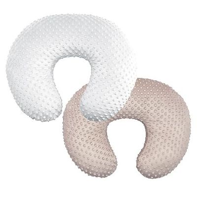 2 Pack Nursing Pillow Cover Set,Breastfeeding Pillow Slipcover Fits Nursing Pillow for Baby