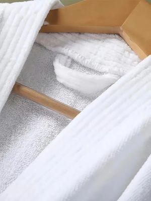 Classic Men’s Lounge Bathrobe – Soft V-Neck Belted Robe with Long Sleeves for Everyday Comfort