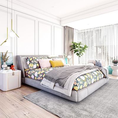 Super Soft Wrinkle Resistant Bedding Set, Premium Floral Printed Bed Sheets Set