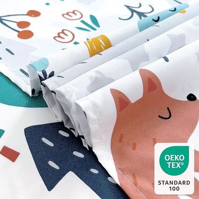 Teens Foxes Sheet Set With Deep Pockets, Breathable, Wrinkle-Free, Cozy Soft Bed Sheet Set