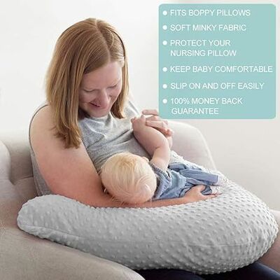 2 Pack Nursing Pillow Cover For Breastfeeding,Dot Pillow Slipcover Fits Nursing Pillow