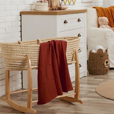 2 Pack Neutral Baby Receiving Blankets, Soft and Breathable Muslin Swaddle Blankets