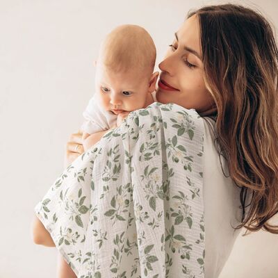 3-Pack Baby Swaddle Blankets For Unisex,100% Cotton Muslin Newborn Receiving Blanket