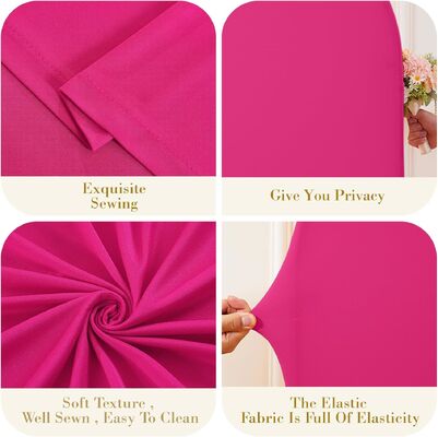 Hot Pink Arch Cover 3 Set,Spandex Fitted  Arch Stand Covers  for  Party Background Decorations