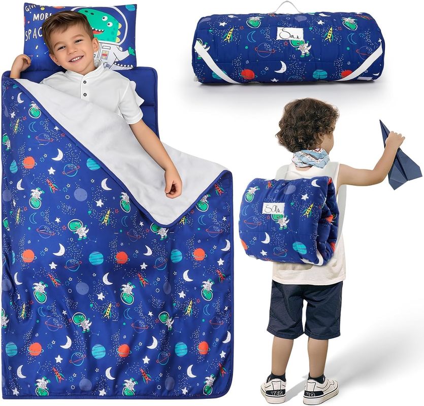 Toddler Skin Friendly Nursery Nap Mat Cotton Nap Mats For Preschool