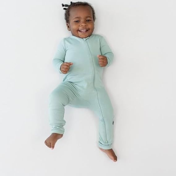 Unisex Rayon Zip Onesies Newborn Long Sleeve Zipper Onesie Soft Breathable Baby Clothing
