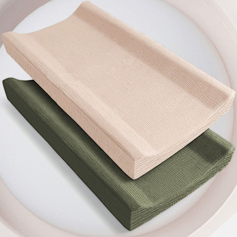 100% Cotton Diaper Changing Table Cover Multiple Colors For Baby