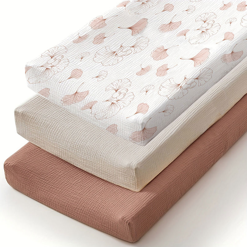 Soft Changing Table Pad With Cover Breathable Skin Friendly Modern Style