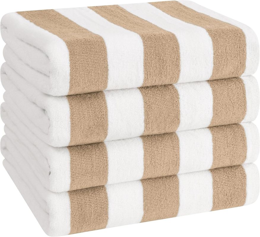 76*180cm Cotton Beach Towels Comfortable With Modern Minimalist Style
