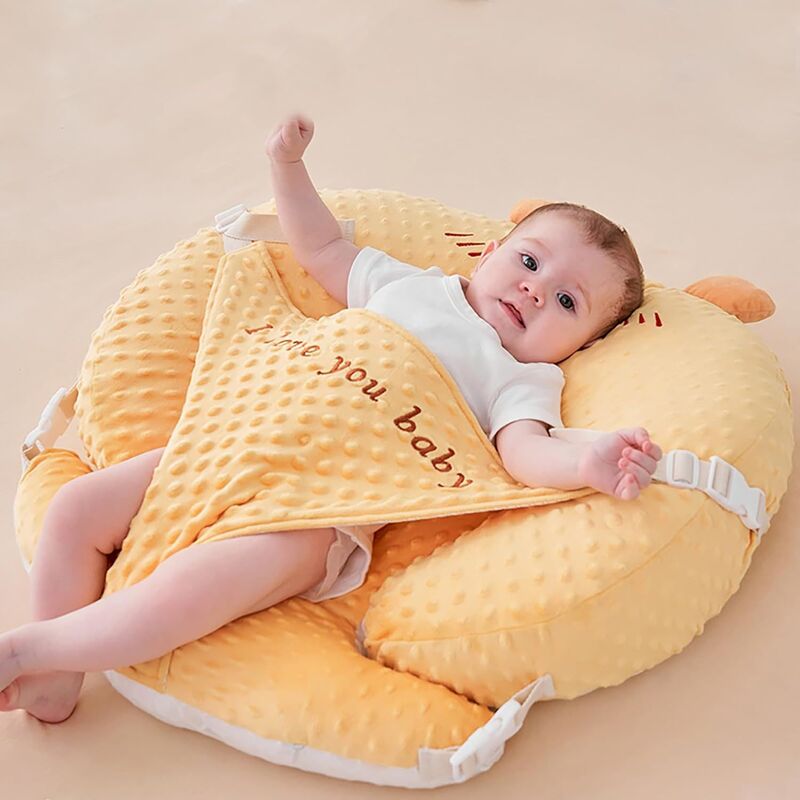 Nursing Pillow and Positioner, Plus Size Breast Feeding Pillow for More Support for Mom and Baby Boy or Girl