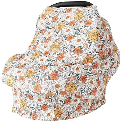 Stretchy Baby Car Seat Cover 89% Polyester 11% Spandex Universal Fit