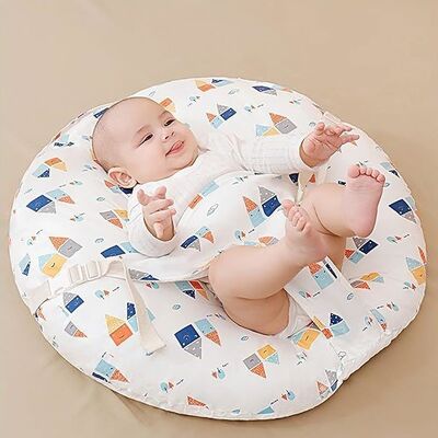 Baby Nursing Pillow for Breastfeeding Infant Feeding Pillow with Soft Removable Cover Ajustable & Portable